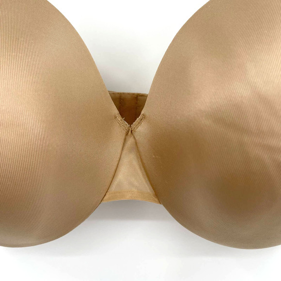 Cacique Smooth Lightly Lined Full Coverage Bra in Cafe Size 40D Nude T-Shirt Bra - Picture 7 of 16